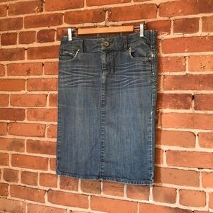 Level 99 - anthro denim pencil
